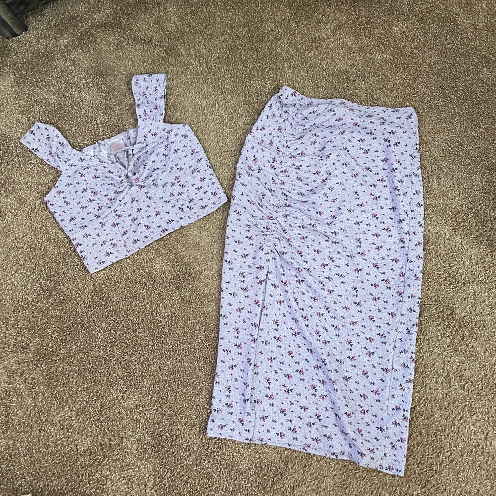 2 piece set from Walmart top S bottom M